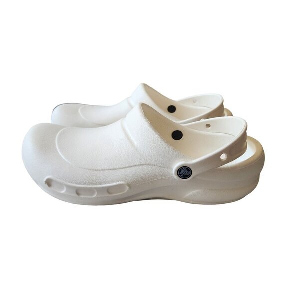 Crocs Anti-Slip Medical Foodservice Professionals Bistro Clog White Men\'s 10 main image 9
